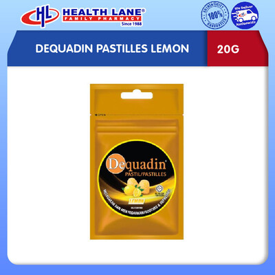 DEQUADIN PASTILLES LEMON (20G)